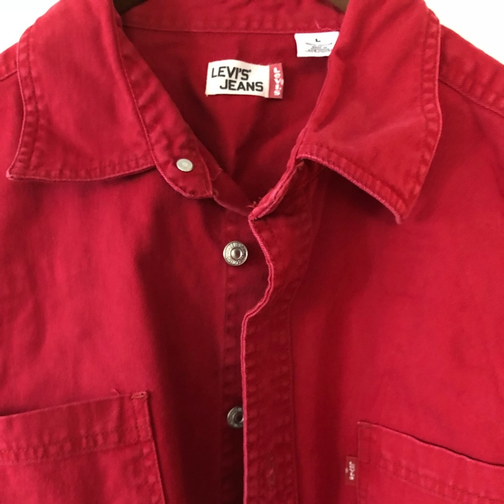 Levi's jeans sleeve shirt